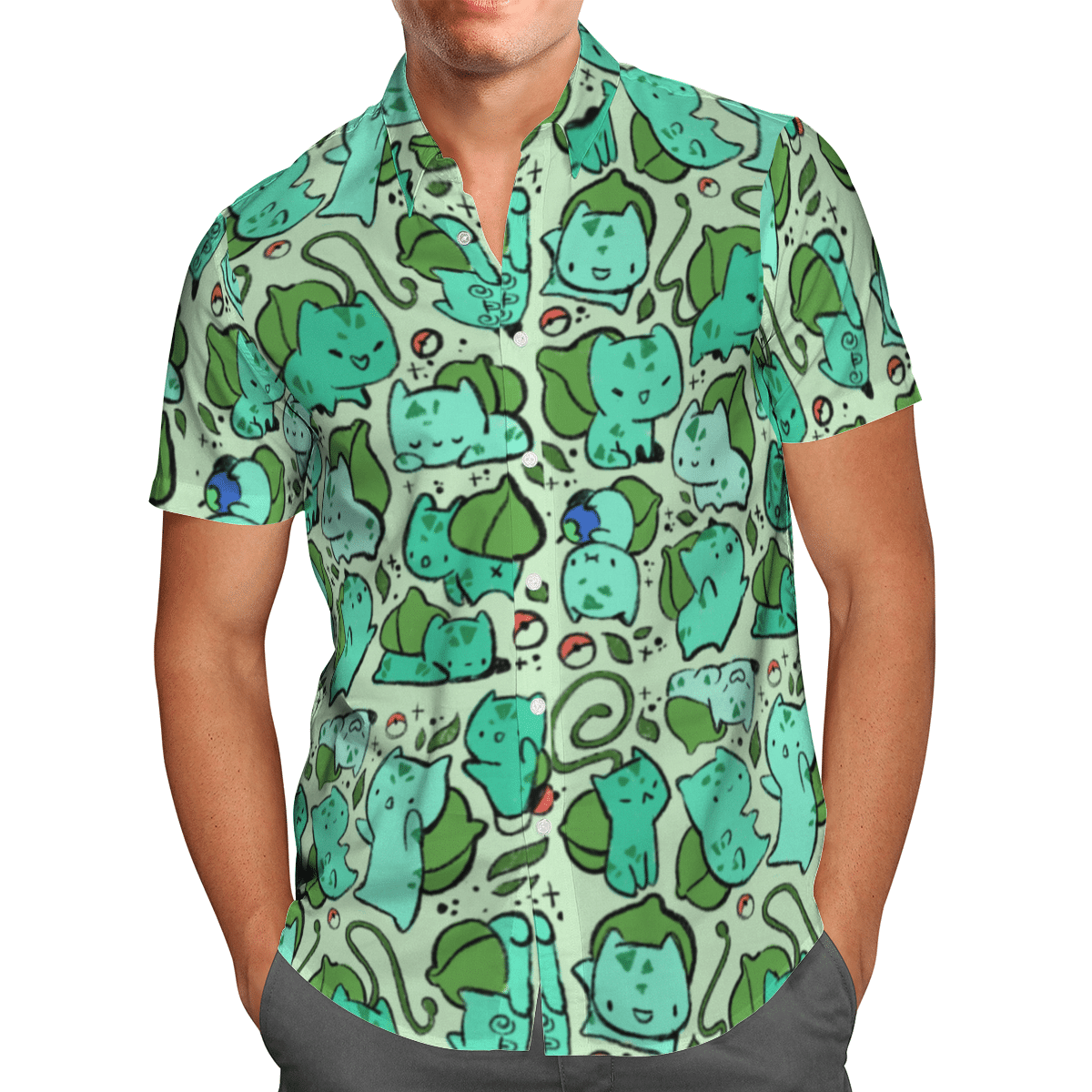 Bulbasaur hawaiian shirt and short