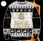 Black Velvet Whiskey Ugly Christmas Sweater