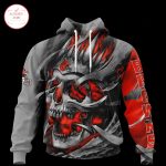 Cleveland Browns Skull Personalized Jersey 3d Hoodie